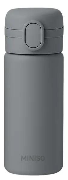 Joy Tones Insulated Travel Bottle – Gray Double-Wall Design, 300Ml 1