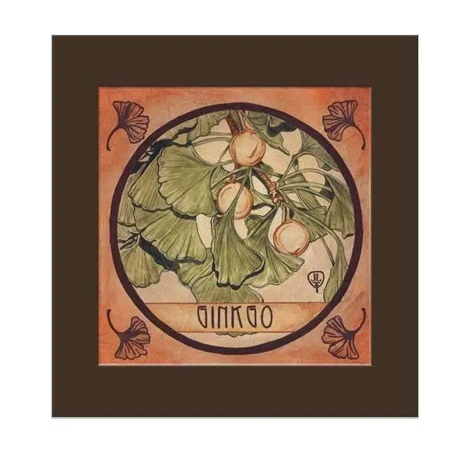 Julie Leidel Ginkgo Botanical Art Print 1