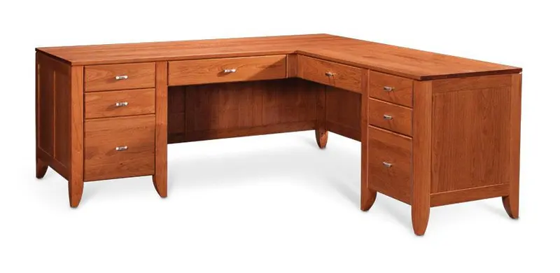 Justine L-Shaped Desk – Left Return Extension