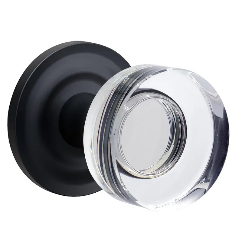 K5R4 Crystal Half-Dummy Door Lever – Alternate Finish (Model 4090) 1