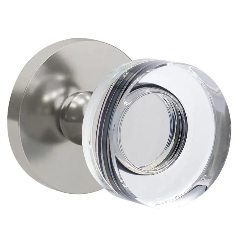 K5R4 Crystal Half-Dummy Door Lever – Model 4090 1