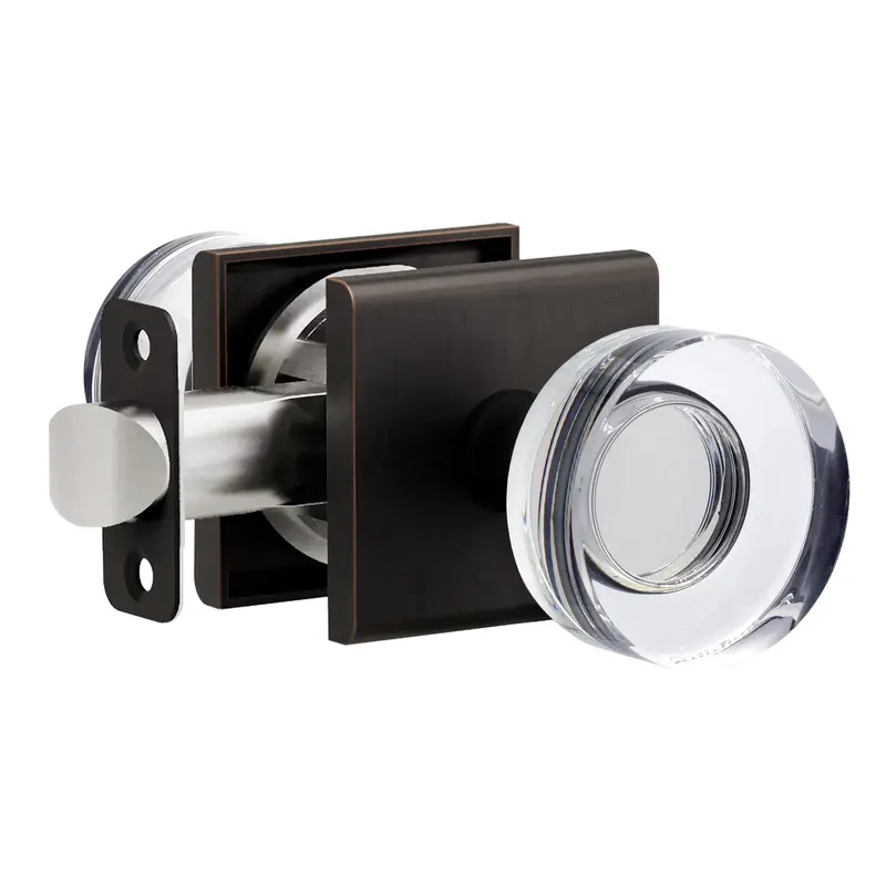K5R5 Crystal Passage Door Lever – Model 4020 5