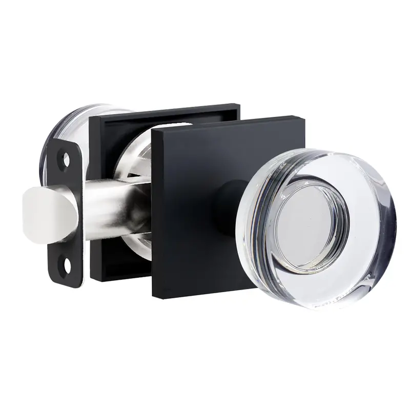 K5R6 Crystal Privacy Door Lever – Model 4031 1
