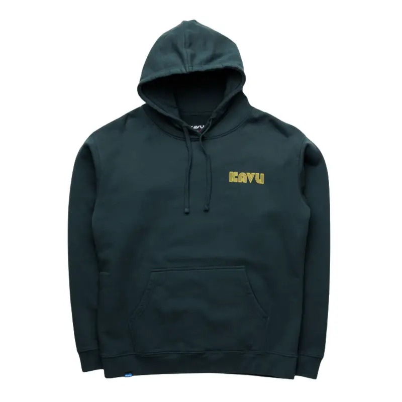 Kavu Core Hoodie In Dark Spruce 1