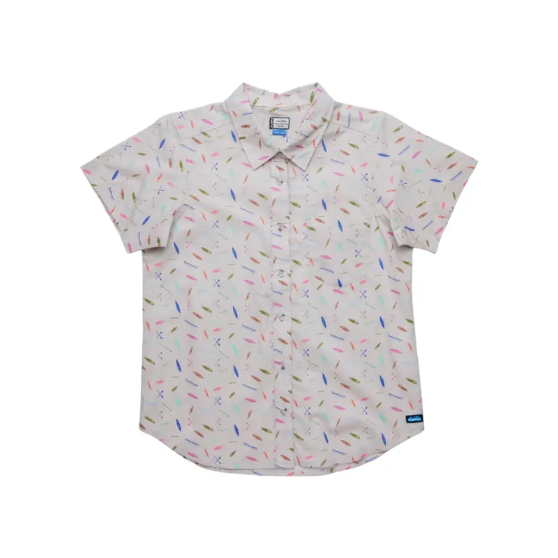 Kavu Girl Party Shirt – Crabs & Cocktails Graphic Cotton Tee 1