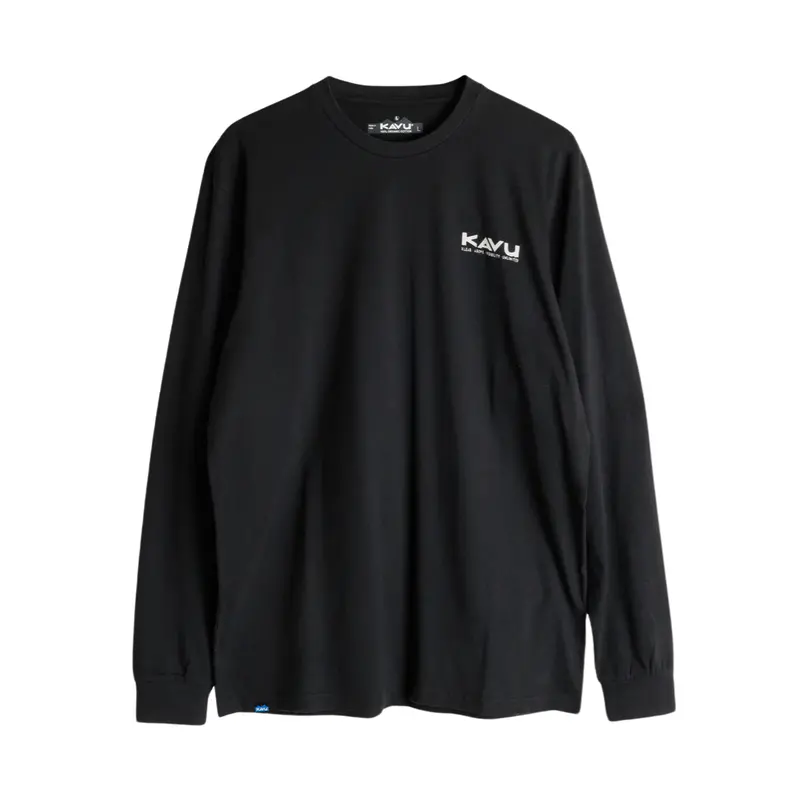 Kavu Ls Etch Art Long-Sleeve T-Shirt – Black 1