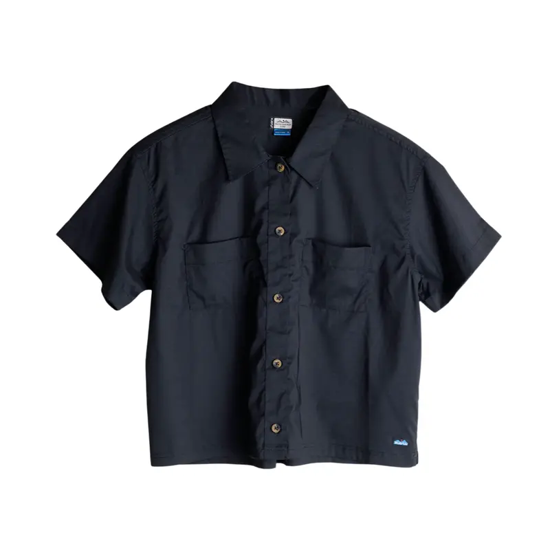 Kavu Sea La Vie Women’S Cropped Button-Up Top 1