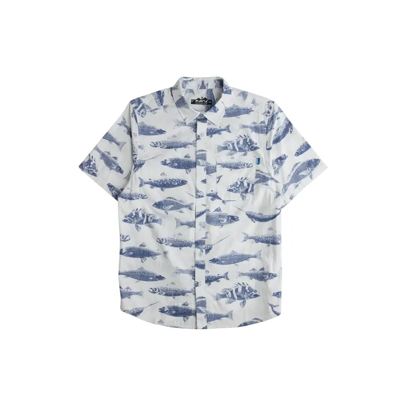 Kavu Topspot Shirt – Breathable Cotton Blend Casual Button-Down 1