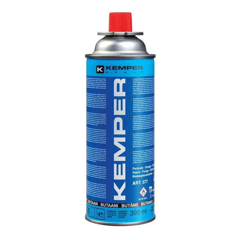 Kemper 227G Butane Gas Cartridge – Twist-Lock Refillable Canister 1