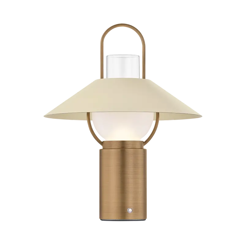 Kindle Ceramic Table Lamp With Fabric Shade 1