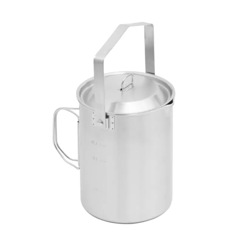 Kinox Stainless Steel Camping Pot & Kettle Combo 1
