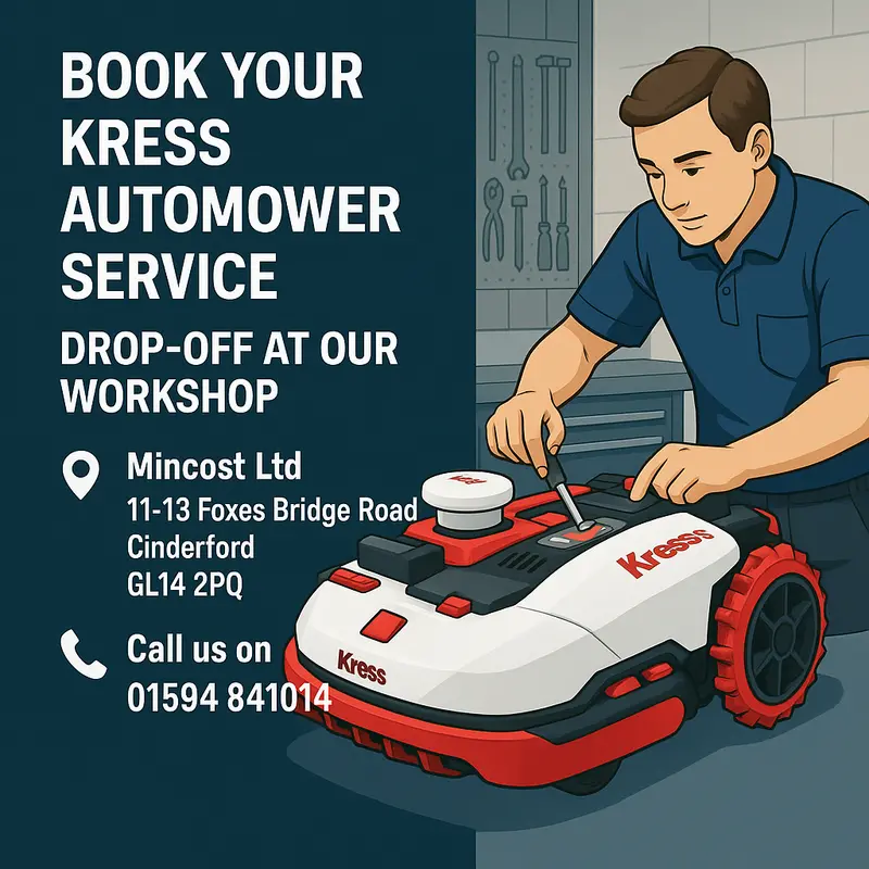 Kress Robot Mower Standard Maintenance – Drop-Off Service Booking 1