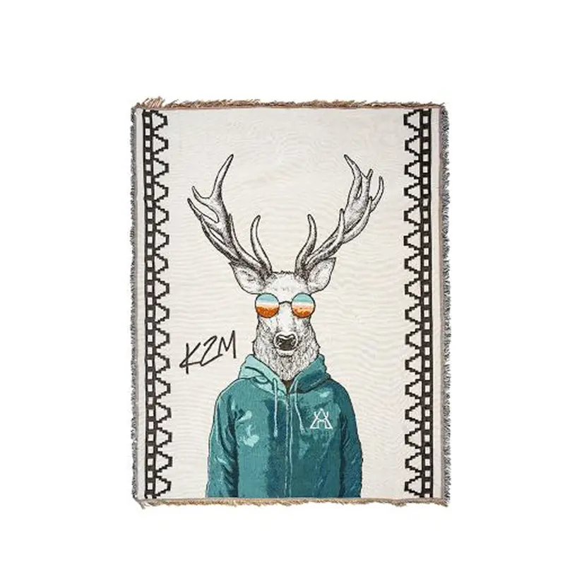 Kzm Art-Inspired Throw Blanket 1