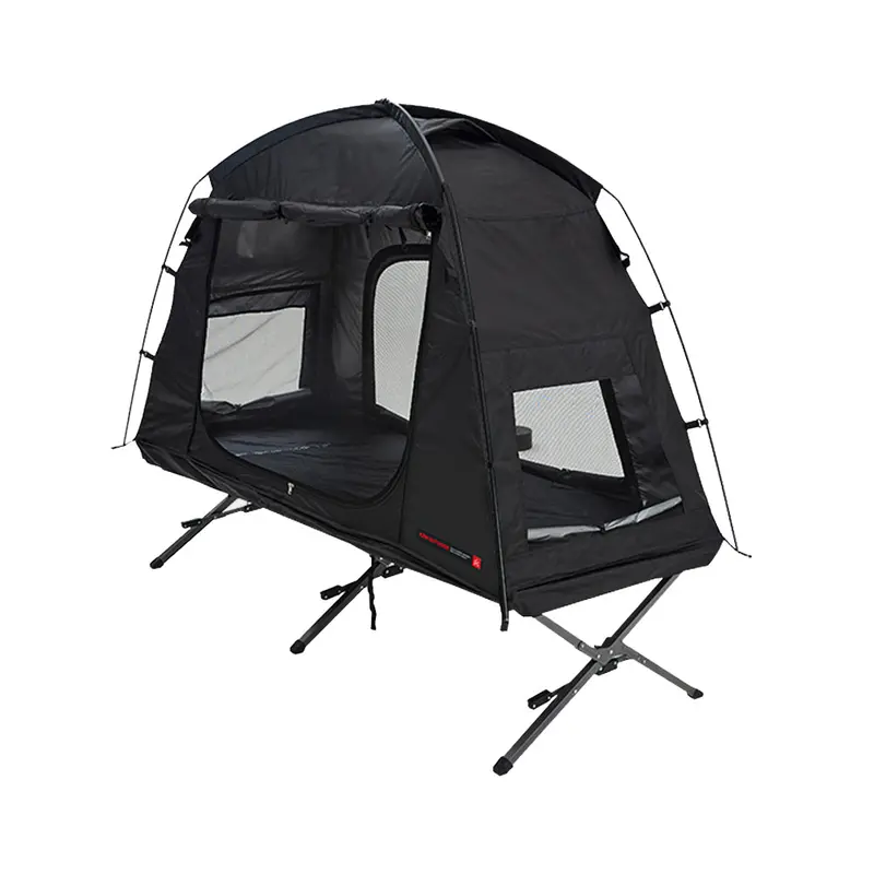 Kzm Black Cot Tent Ii – Updated Camping Shelter 1