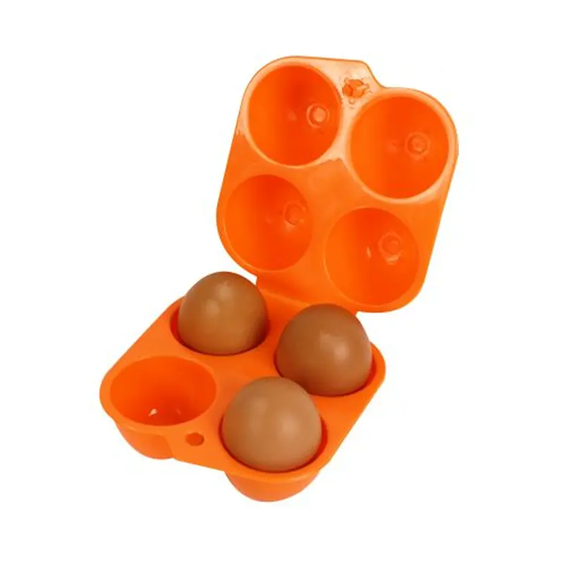 Kzm Compact Egg Storage Case – 4-Compartment Set 1