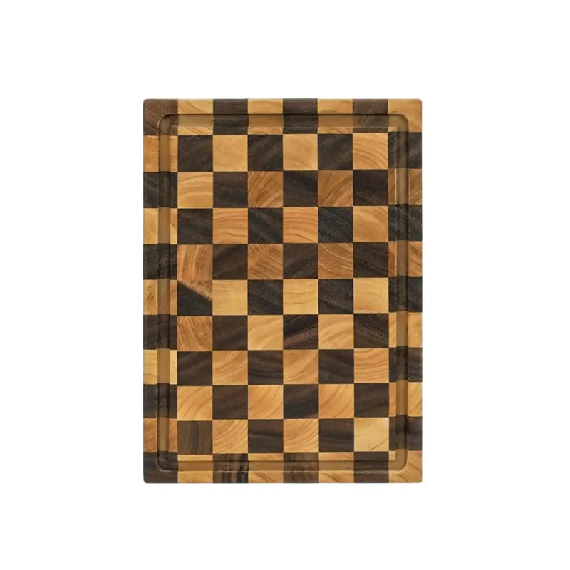 Kzm Damier-Grain Premium Cutting Board 1