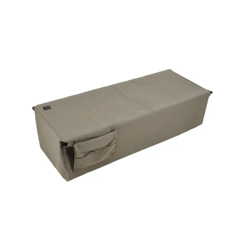 Kzm Khaki Cotton Robe For Outdoor Comfort 1