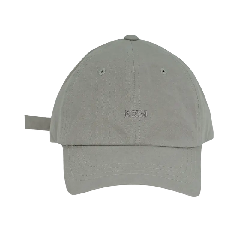 Kzm Minimalist Baseball Cap – Grey 1