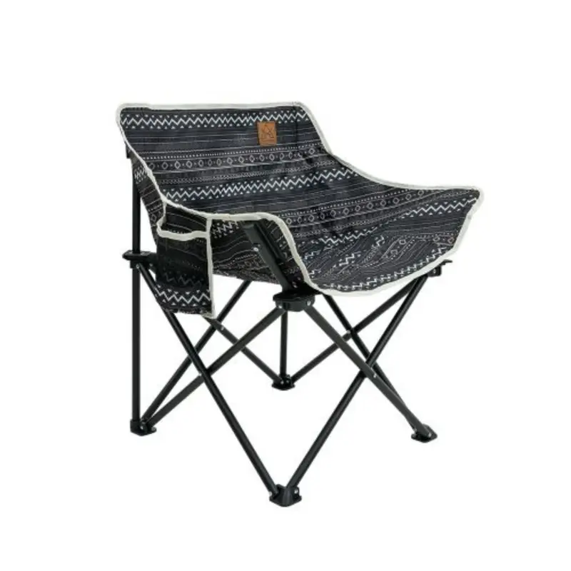 Kzm New Hug Chair In Matte Black – Supportive Outdoor Seating 1
