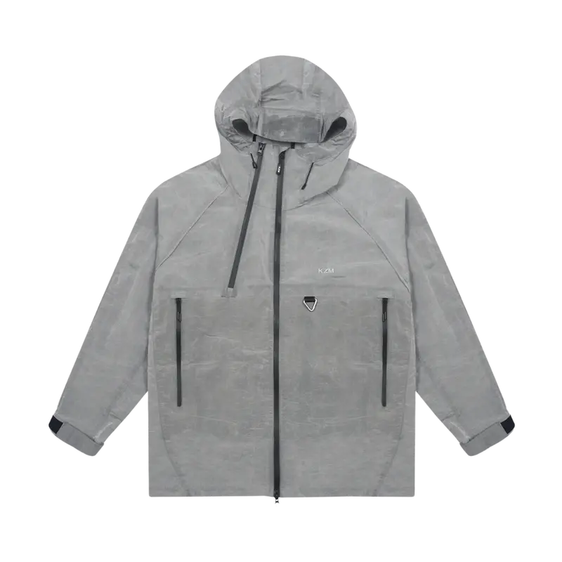 Kzm Stonewax Oversized Denim Jacket 1