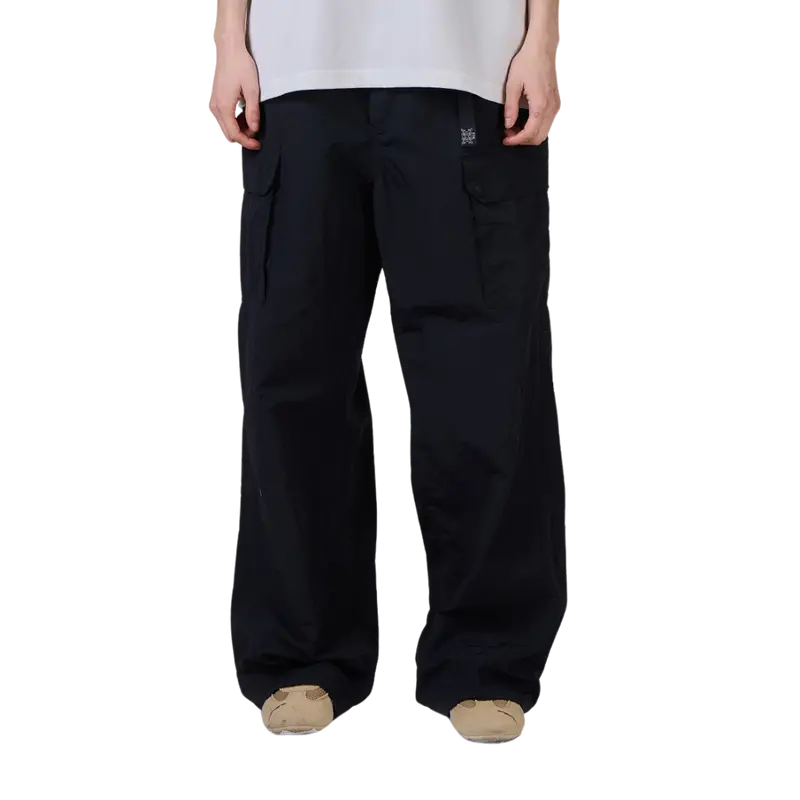 Kzm Wide-Leg Cargo Pants – Breathable Fit 1