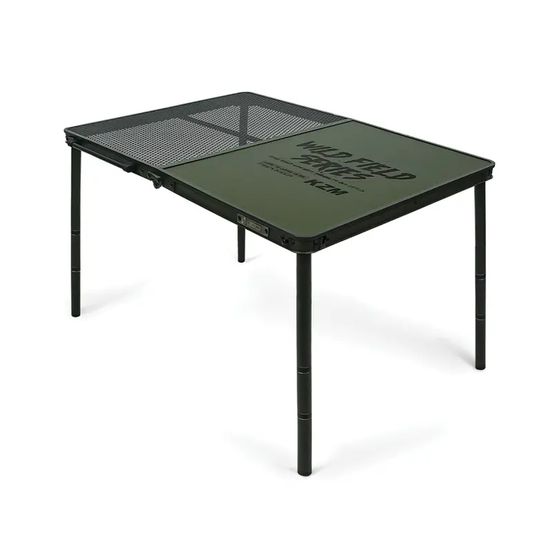 Kzm Wild Field Dual-Fold Table – Space-Saving Portable Camp Surface 1