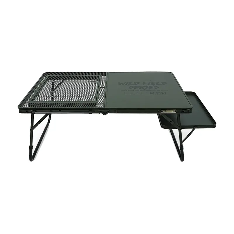 Kzm Wild Field Low-Height Bbq Table – Stable Ground-Level Cooking Setup 1