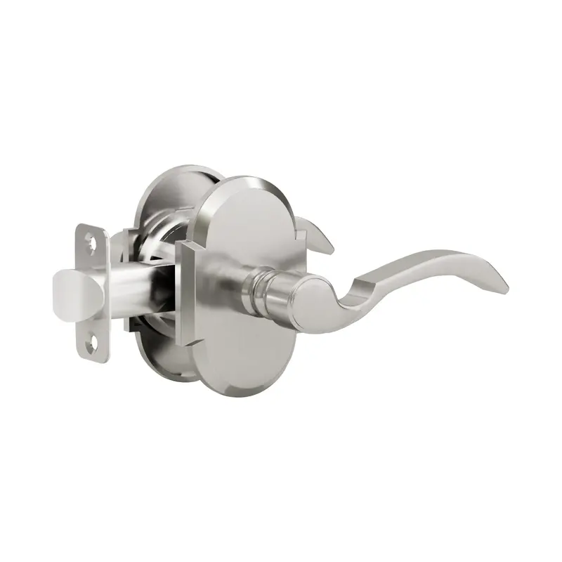 L1 Lever Handle With Curved R3 Rosette 1
