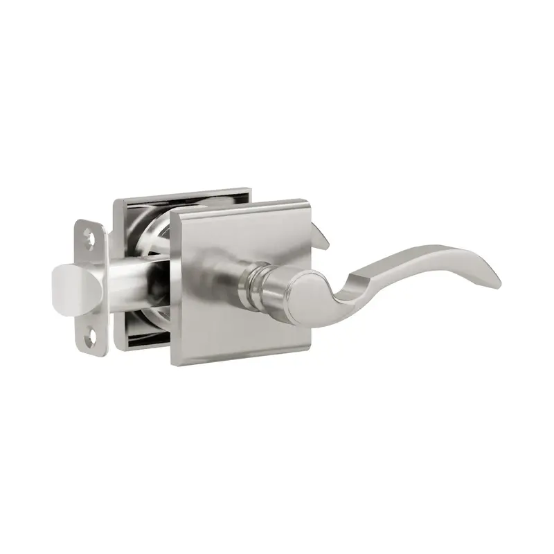 L1 Lever Handle With Modern Square R5 Rosette 1