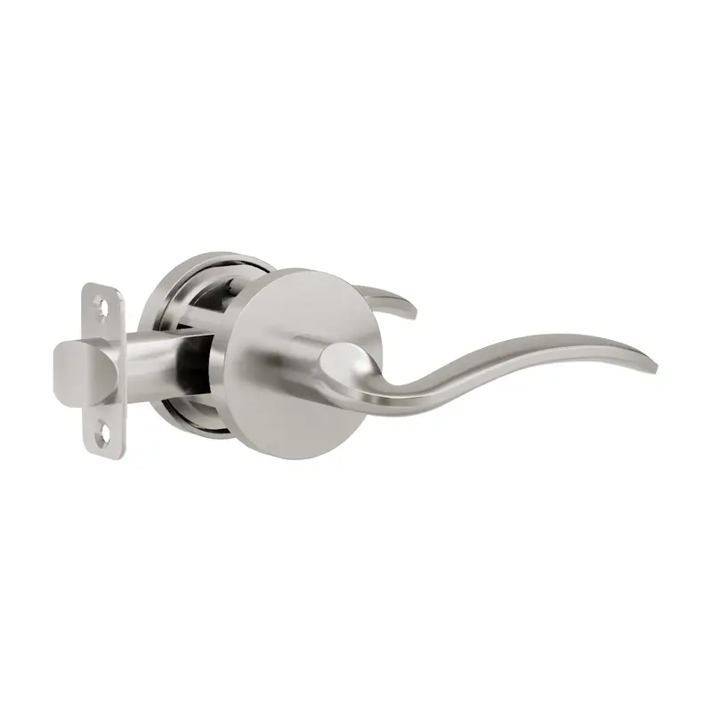 L2 Lever Handle With Rounded R4 Rosette 1