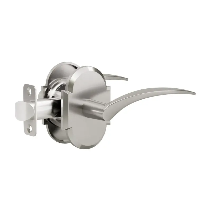 L3 Lever Handle With Curved R3 Rosette 1