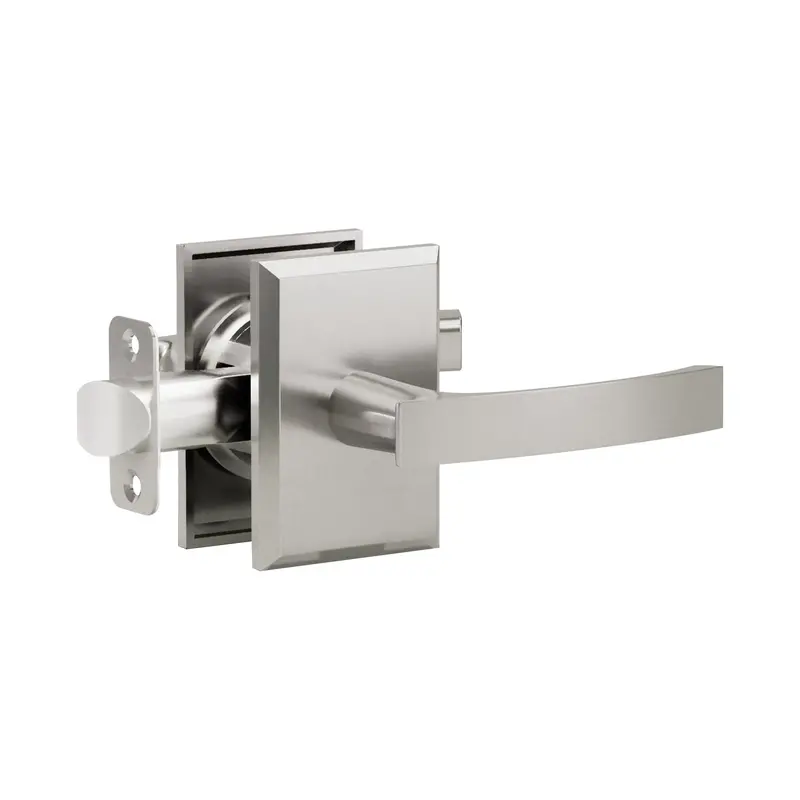 L6 Series Lever Handle With Rectangular R2 Rosette 1