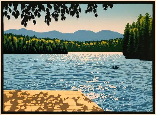 Lake View Ii Landscape Print By Laura Wilder 1