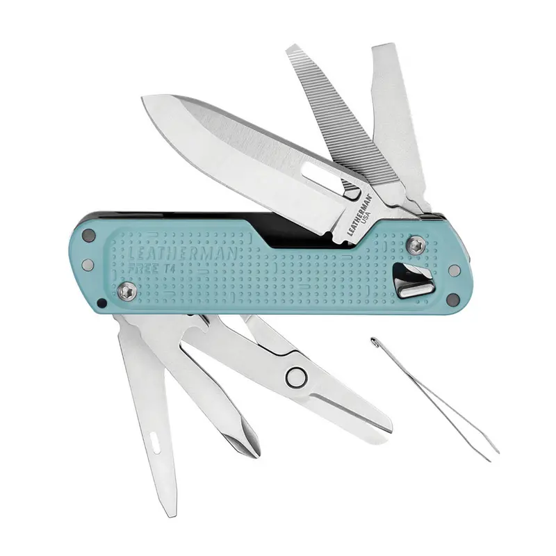 Leatherman Free T4 Multi-Tool – Arctic Gray Variant 1