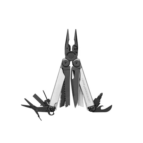 Leatherman Wave+ Tactical Multi-Tool – Black And Silver Finish 1