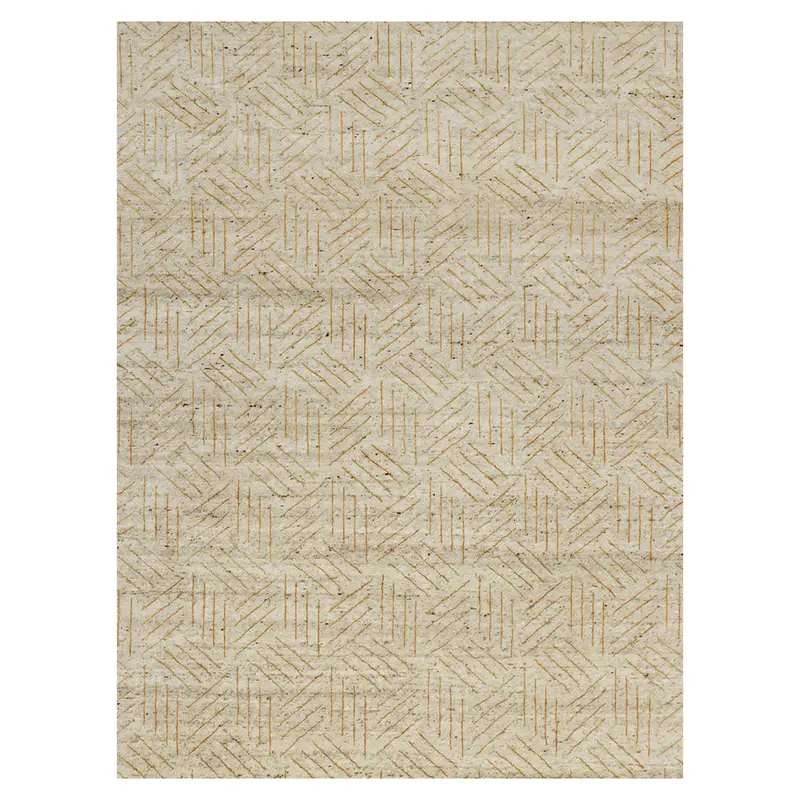 Line Dance Wool Area Rug – Stickley-Inspired Design 1