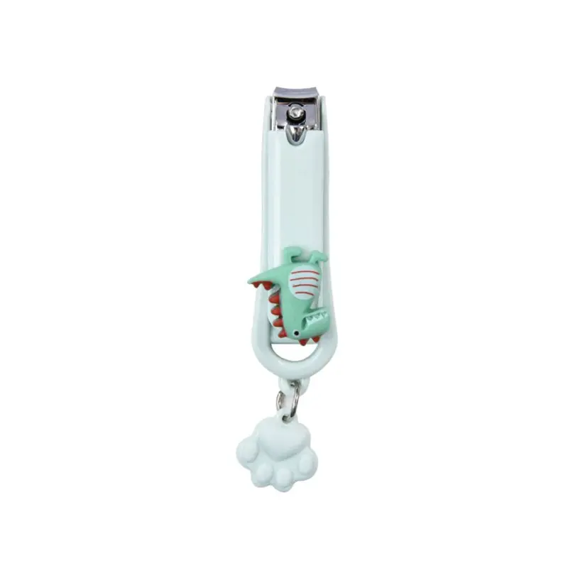 Little Dinosaur Nail Clipper – Green Cartoon-Style Grooming Tool 1