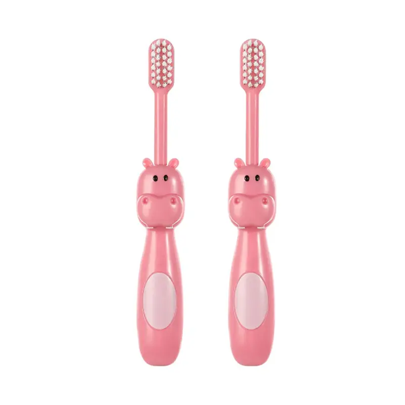 Little Hippo Kids’ Toothbrush – Soft Bristle Duo Set 1