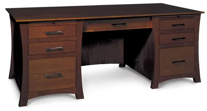 Loft Industrial-Chic Executive Desk
