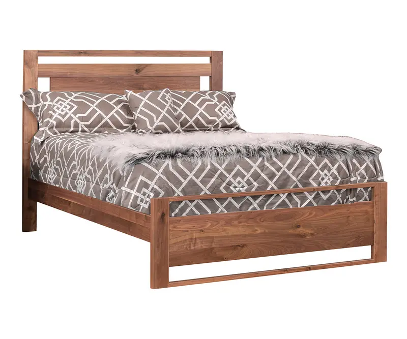 Logan Panel Bed With Solid Wood Construction 1