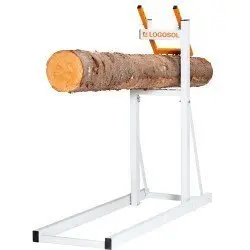 Logsol Adjustable Saw Horse – Foldable, Heavy-Duty Work Support Stand For Woodworking & Construction 1