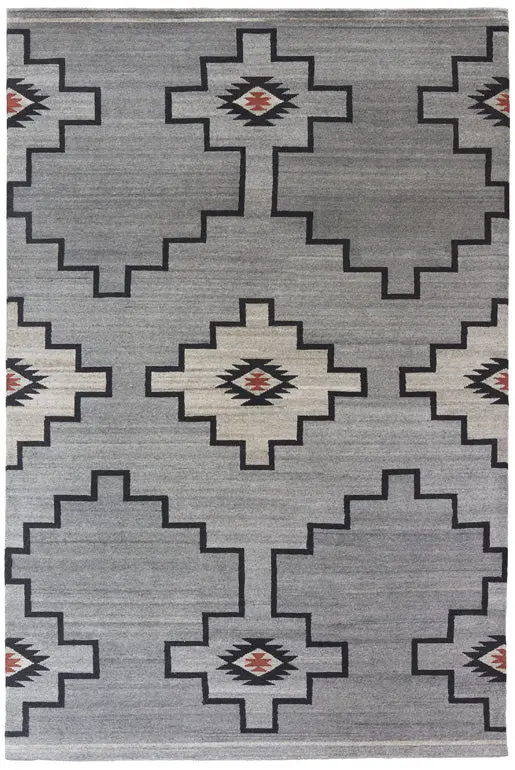 Los Ojos Area Rug – Hand-Knotted Southwest Wool Design 1