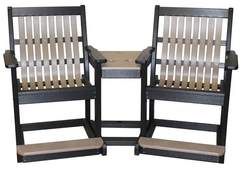 Low-Back 3-In-1 Balcony Settee – High Back Version 1