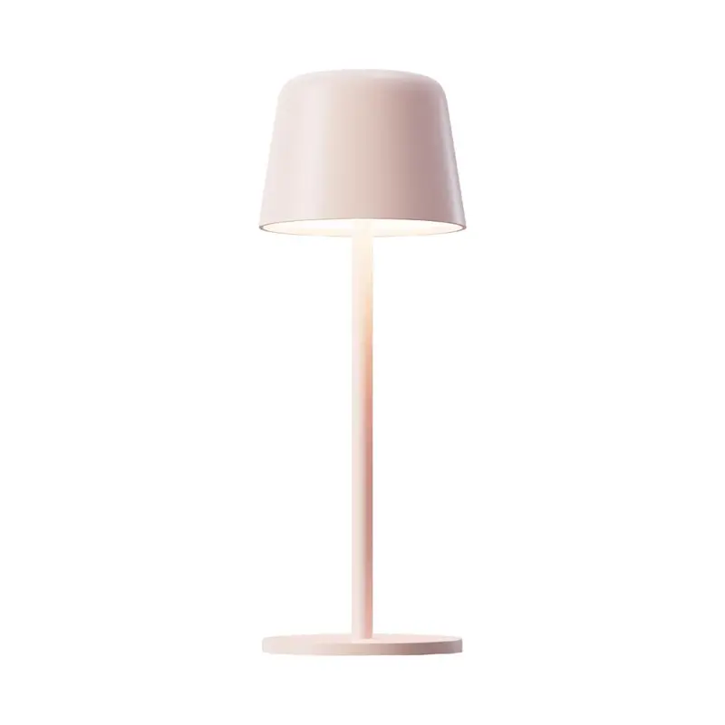 Macaron-Style Rechargeable Led Desk Lamp – Model Ot373 (Blush Pink) 1