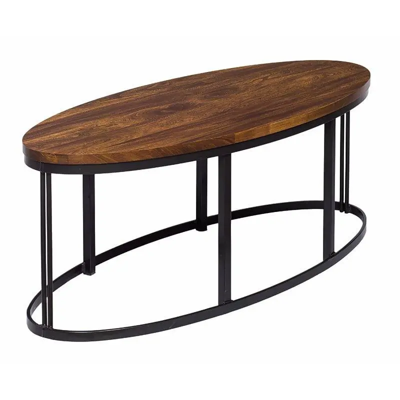 Malibu Oval Coffee Table – Sleek Organic Shape 1
