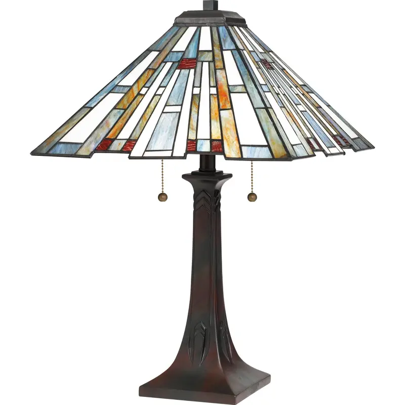 Maybeck Ceramic-Base Table Lamp With Soft Glow 1