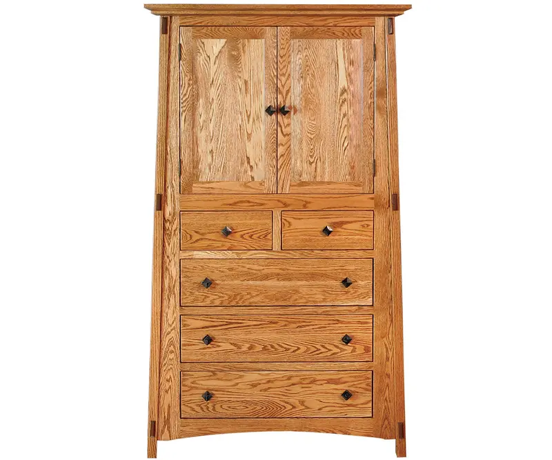 Mccoy 5-Drawer Armoire – Freestanding Storage Cabinet 1