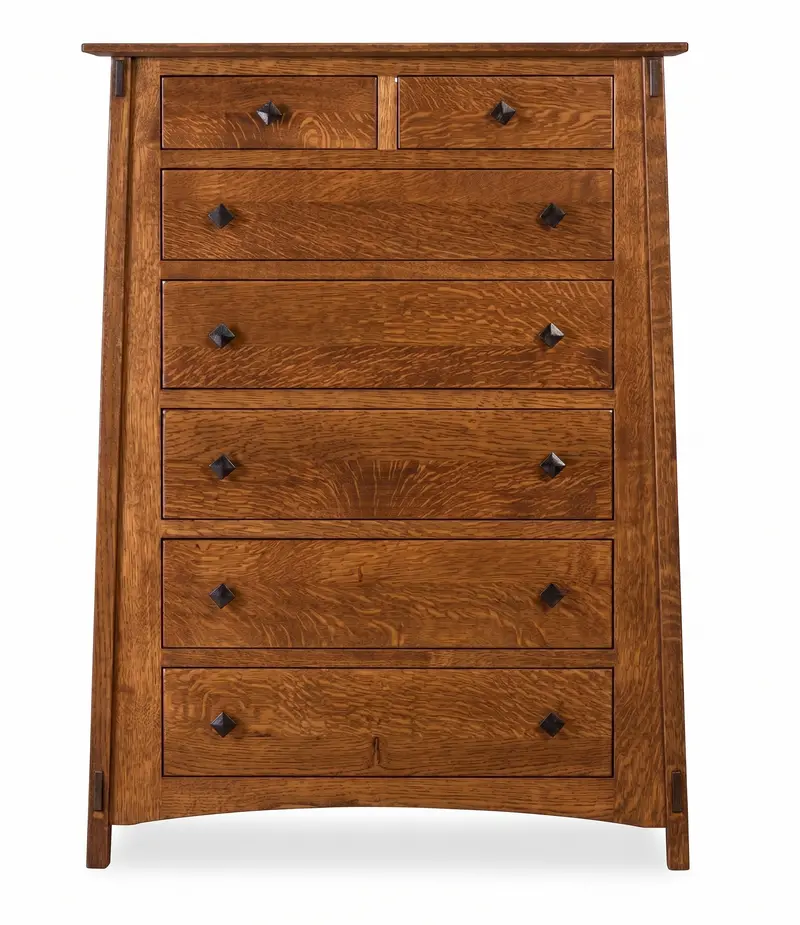 Mccoy 7-Drawer Chest Of Drawers – Compact Bedroom Storage 1