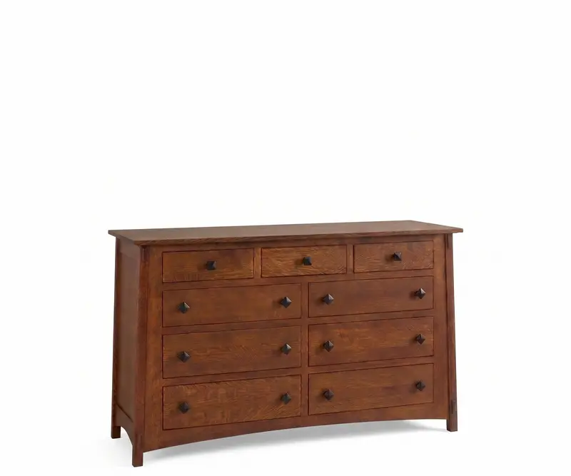 Mccoy 9-Drawer Dresser – Solid Wood Construction 1