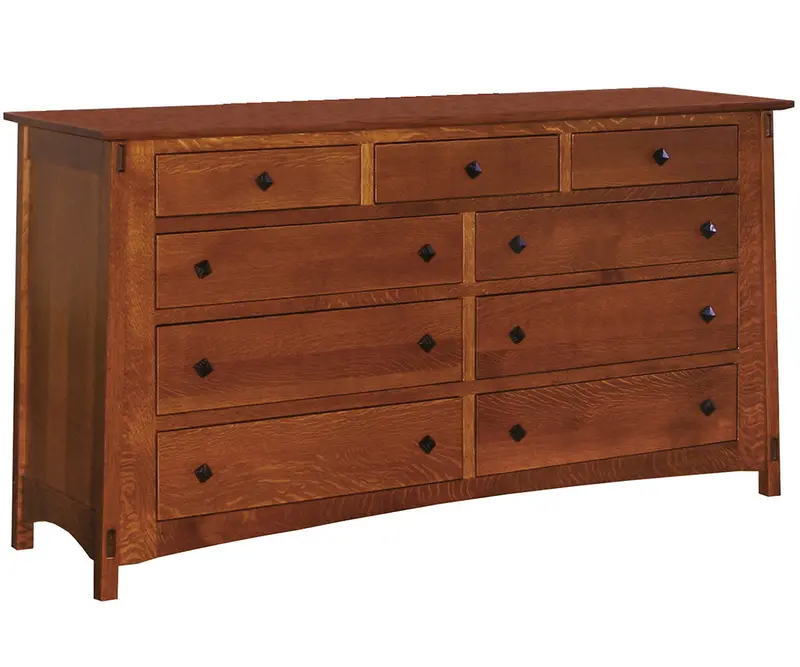 Mccoy 9-Drawer Mule Dresser – Rustic Farmhouse Style 1